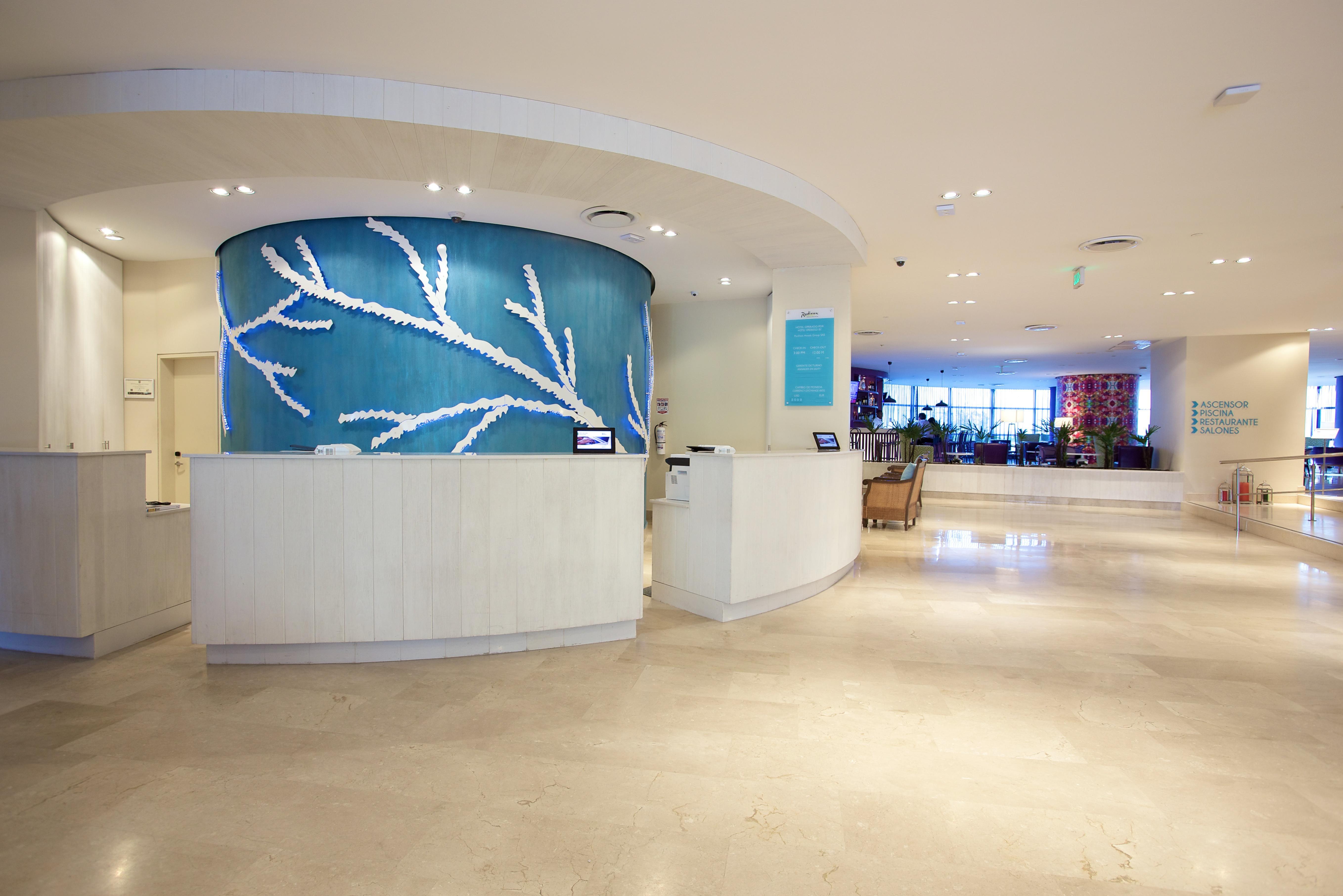 Radisson Cartagena Ocean Pavillion Hotel Exterior photo The lobby of the hotel